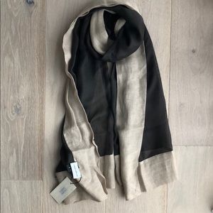Giorgio Armani beige and brown scarf!